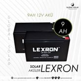 Lexron 9AH 12V AGM Akü
