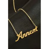 Lexroo Annem Yazılı Kolye - Sarı
