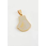 Lexroo Boks Eldiveni Çelik Kolye Ucu 2,5 Cm - Sarı