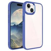 Lexroo İphone 15 Plus Krom Silikon Kılıf - Lavendery Gray