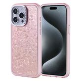 Lexroo iPhone 15 Pro Max Kılıf Taşlı Tasarımlı Kapi Kılıf - Pembe