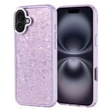 Lexroo iPhone 16 Plus Kılıf Taşlı Tasarımlı Kapi Kılıf - Lila
