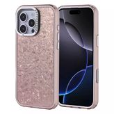 Lexroo iPhone 16 Pro Max Kılıf Taşlı Tasarımlı Kapi Kılıf - Gold
