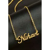 Lexroo Nihan İsimli Kolye (Kişiye Özel) - Sarı