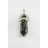 Lexroo Obsidyen Point Kolye Ucu - Siyah