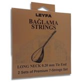 LEYFA Uzun Sap Bağlama Teli Saz 2'li set