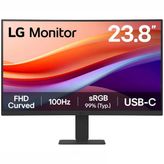 Lg 23.8" 24U421a-B Curved Monitör 5Ms Siyah