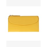 ÉLIA Butter Yellow Large Deri Kadın Cüzdan & Clutch