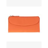 ÉLIA Pebble Orange Large Deri Kadın Cüzdan & Clutch