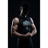 Liber Punisher - Kolsuz Compression Tank Top - Siyah