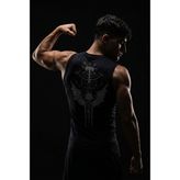Liber Valhalla - Kolsuz Compression Tank Top - Siyah