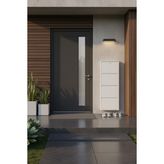 LICCIA Metal Ayakkabılık 4'lü Kilitli Model Beyaz