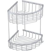 LİDER 2 KATLI KÖŞE RAF 20*20 (KROM)