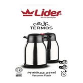 Lider 2 Litre Paslanmaz Çelik Termos Çay Su