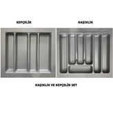 Lider Lider 55*49 Çekmece İçi Kepçelik Ve 55*49 Kaşıklık İkili Set Gri