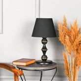 Light Berlin Metal Abajur - Siyah - 43X25x25 Cm