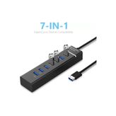 Light Nova USB 3.0 High Speed 7 Port USB Çoklayıcı 5GBPS HUB