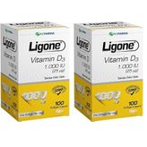 Ligone Vitamin D3 1000 IU 2x100 Kapsül