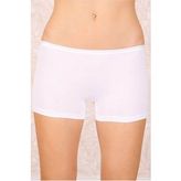 Likralı Süprem Bayan Boxer Short Beyaz 2100B