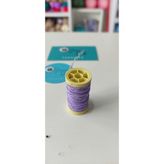Lila Renkli Lastik Ip Makara