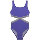 Lila Simli Kız Çocuk Mayokini Db200568cm