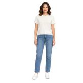 Lili Woman Kadın Basic Kısa Kol Crop Tişört E.8002b