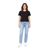 Lili Woman Kadın Basic Kısa Kol Crop Tişört E.8002pss
