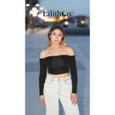 lilithco. Kadın Madonna Yaka Bluz