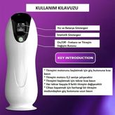 LilituShop USB Şarjlı 8 Emme Modlu Dijital Göstergeli Sesli Teknolojik Mastürbator BDM1547