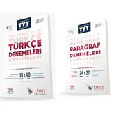 Limit Tyt Türkçe + Paragraf Deneme Seti 2 Kitap 2024