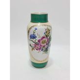 Limoges Çiçek Desenli Porselen Vazo 31cm