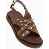 Limoya Lucina Taba Çapraz Bantlı Kadın Sandalet