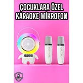 Lims Store Mini Karaoke Astronot Bluetooth Speaker Karaoke Mikrofon