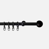 Linadora Siyah 240 cm Metal Rustik Kugel
