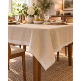 Linen Keten Masa Örtüsü Krem- 160*260