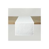 Linens Begonia 45x170 cm Runner Optik Beyaz
