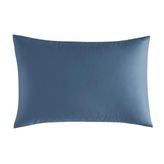 Linens Mix Match Pamuk Saten 2'li Standart İndigo Yastık Kılıfı Seti