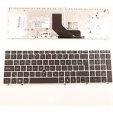 LineOn Hp Elitebook 8560B Notebook Klavye Gümüş Çerçeve
