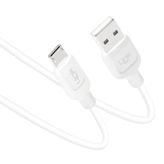 Linktech K448 Strong Micro Usb 1 mt 2.4A Beyaz Data/Şarj Kablosu