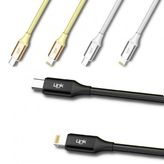 Linktech K599 Type-C To Lightning 3A 1 m Örgü Metal Başlı Şarj ve Data Kablosu