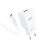 Linktech T440E Strong 2.1A Eco Şarj Aleti ve Micro USB Kablo Set