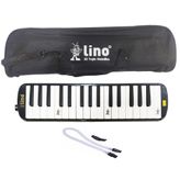 Lino 32 Tuşlu Melodika Bez Çanta siyah