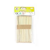Lıno Rbz-030 Ahşap Çubuk Naturel Geniş 15 Cm 50 Li-(***3 Adet***)