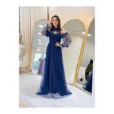 LİNYLİFE Prenses Uzun Tül Elbise