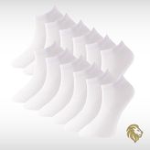 Lion Monroe K9900ADNS Bambu Plus Dikişsiz Premium Beyaz 12'li Erkek Patik Çorap