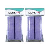 Lionesse Bigudi 1114 Süngerli Mor 6lı Paket 2 Adet