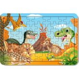 Lipyos 54 Parça Ahşap Puzzle Dinazorlar