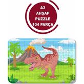Lipyos Dinazor A3 104 Parça Ahşap Puzzle