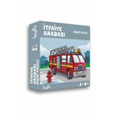 LİPYOS İtfaiye Arabası 40 Parça Mini Ahşap Puzzle