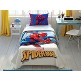 Lisanslı Spiderman Jump Lisanslı Tek Kişilik Pike Takımı - Renkli